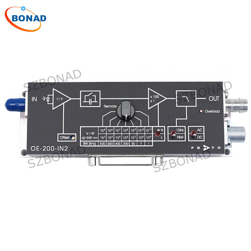 FEMTO可变增益硅光电接收器OE-200系列