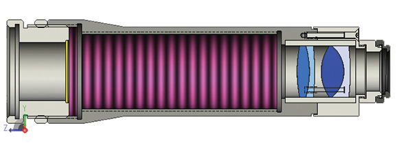 集成再成像 UV 图像转换器