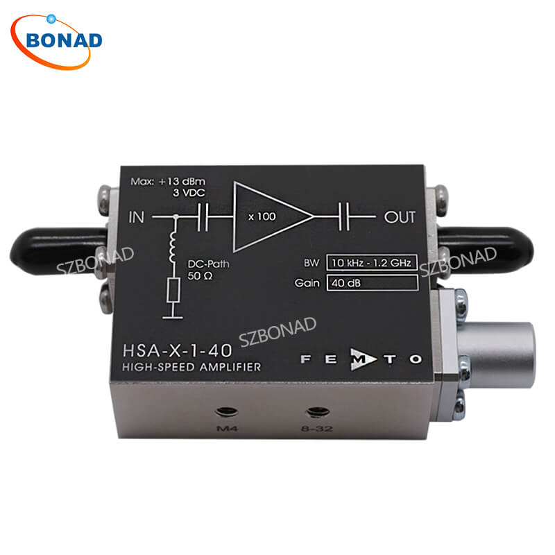 低噪声1.2 GHz宽带前置放大器德国FEMTO HSA-X-1-40