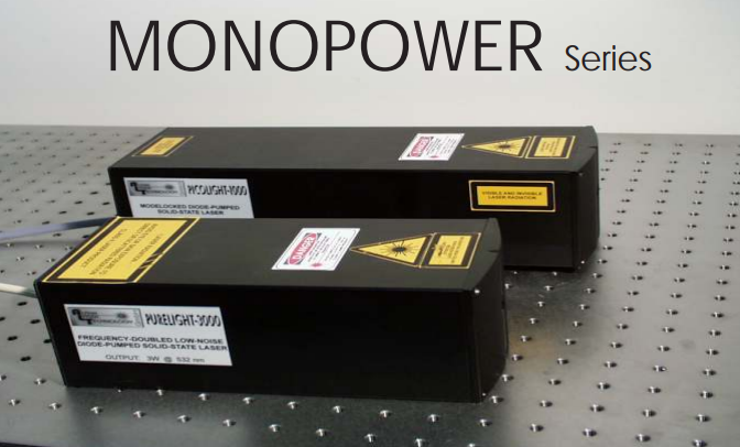 高功率连续单纵模DPSS激光器ALPHALAS MONOPOWER-532-5W-MM