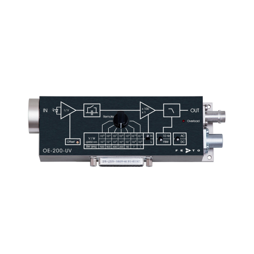 OE-200-UV-FST自由空间输入低噪声可变增益Si光电接收器FEMTO
